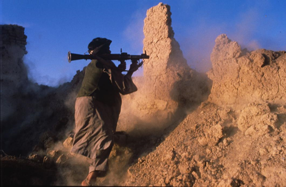 Одиночный гранатометчик в засаде