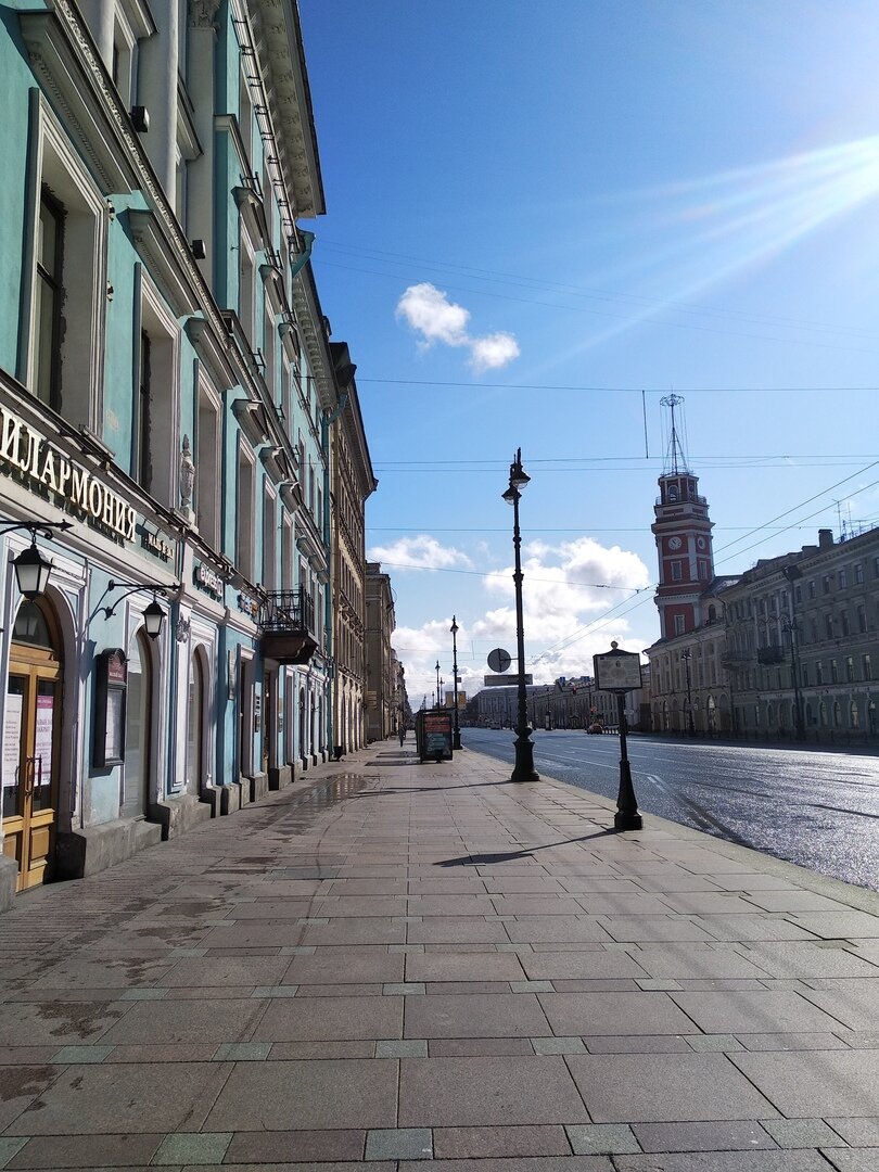 Невский проспект. Апрель 2020 г.
