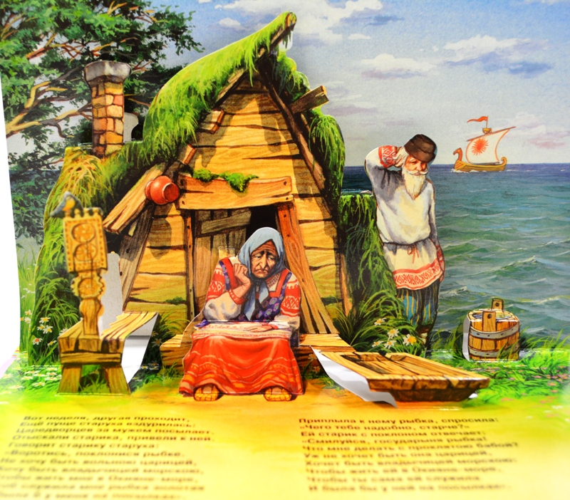 Картинка взята из открытого источника интернета - Яндекс  КАРТИНКА ИЗ СКАЗКИ О ЗОЛОТОЙ РЫБКЕ - БАБКА У РАЗБИТОГО КОРЫТА