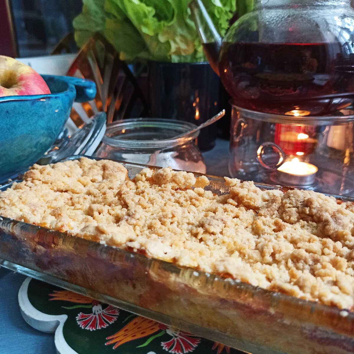 Творожная запеканка с хрустящей крошкой!