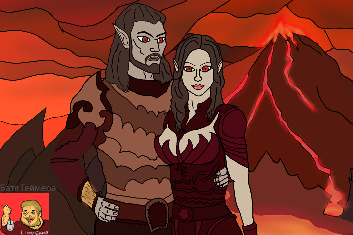 Тёмные эльфы (данмеры) вThe Elder Scrolls