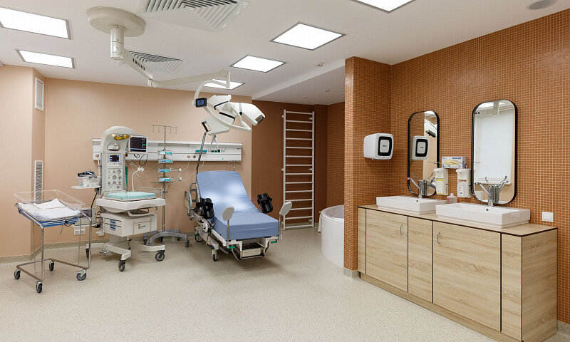  Родовой зал в клинике Скандинавия

