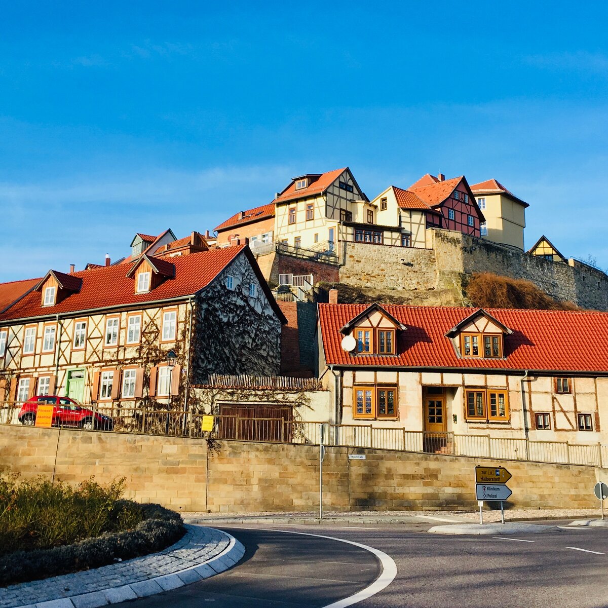 Городской район Мюнценберг, в который ведут почти 100 ступеней