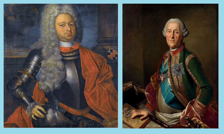 Фельдмаршал Ласси и генерал-фельдмаршал Миних
