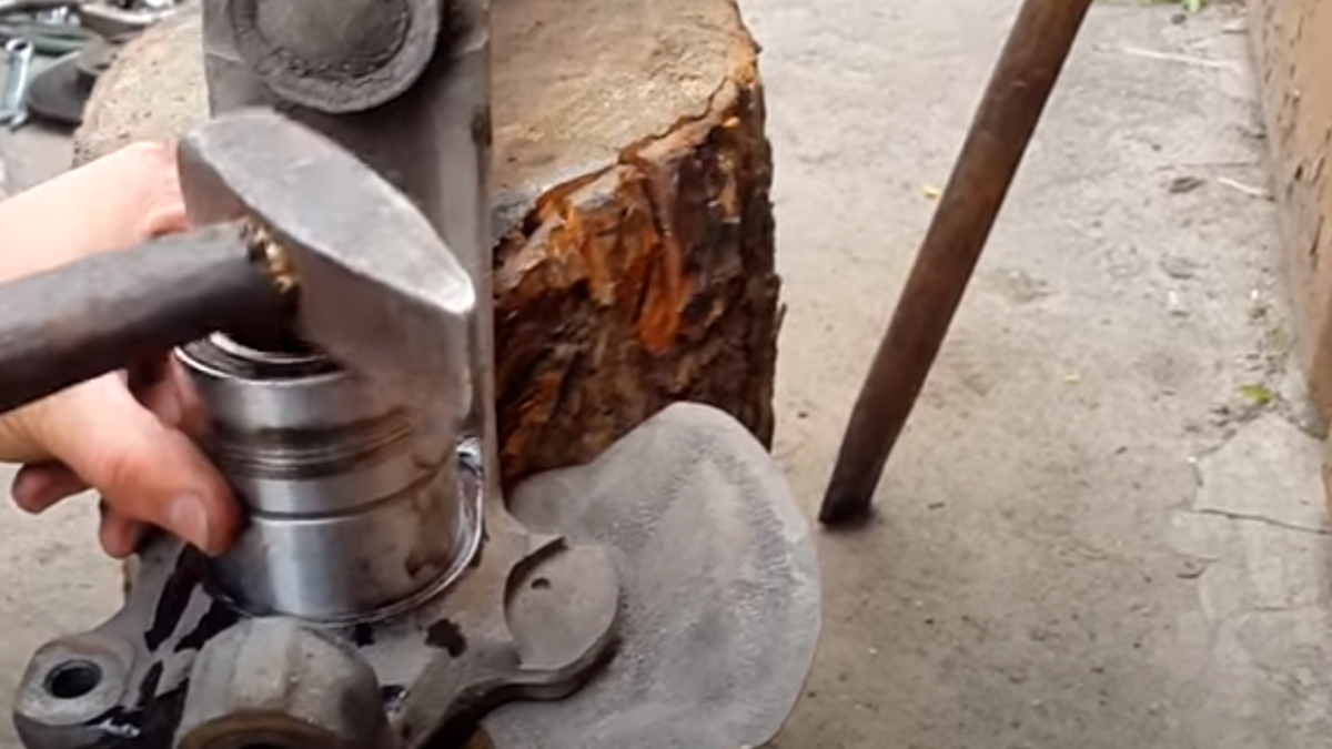 Запрессовка ступичного подшипника