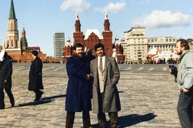 Алексей Пажитнов и Хэнк Роджерс, 1989 год. Фото: © Courtesy of Alexey Pajitnov / Digitaltrends