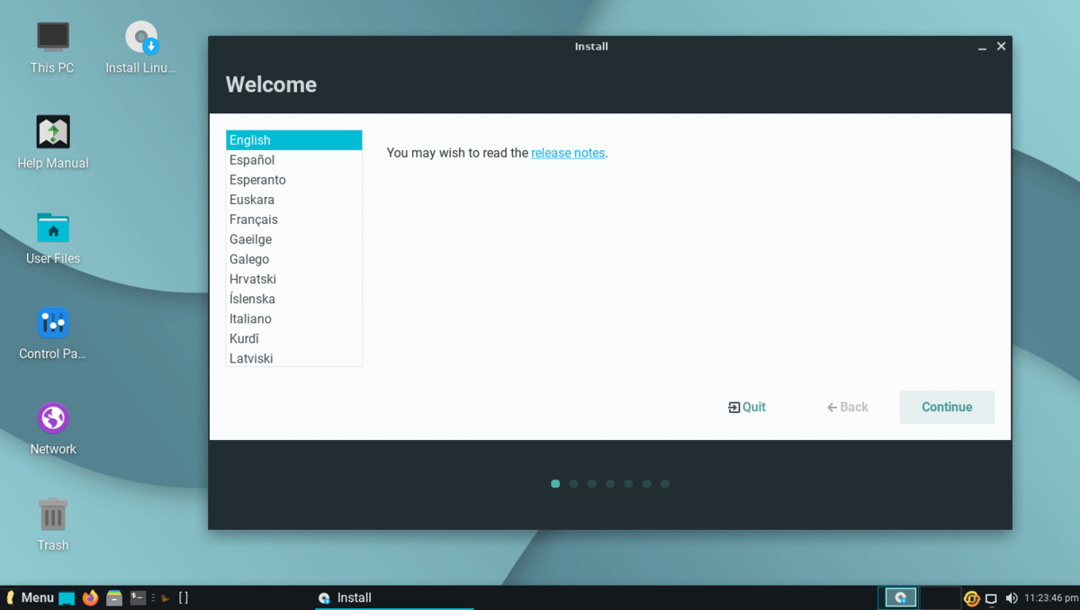 Установить Linux Lite