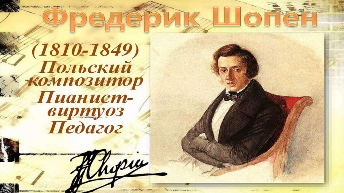 Ф. Шопен. Фортепианная музыка.