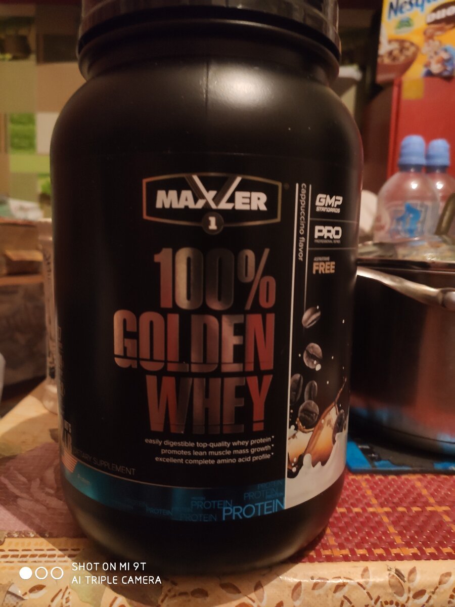 Maxler golden whey.