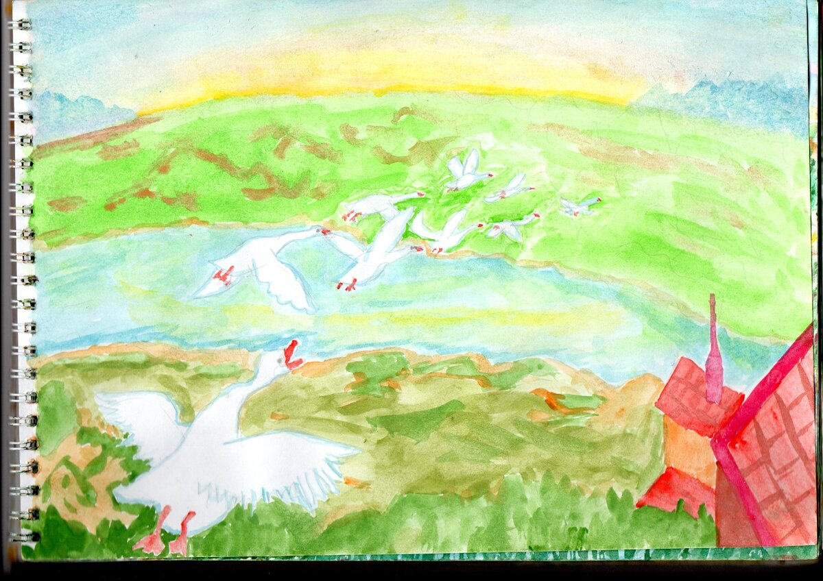  Сон Мишани. Рисунок Галины Алексеевой