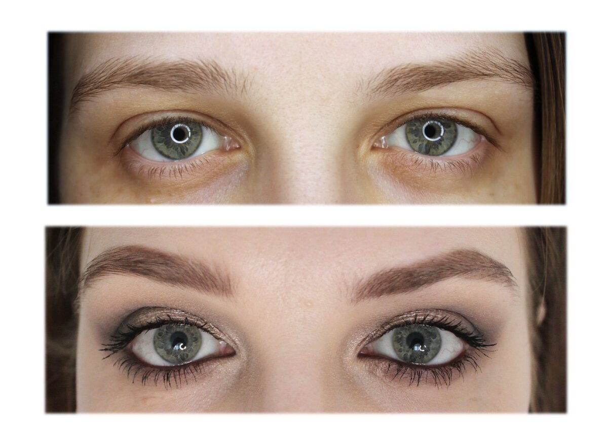 Макияж сделан палеткой Catrice 5 un a box 04 modern smokey
