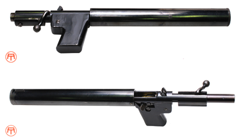 Model-1 - прототип пистолета Welrod, хранящийся в Королевской оружейной палате Великобритании
