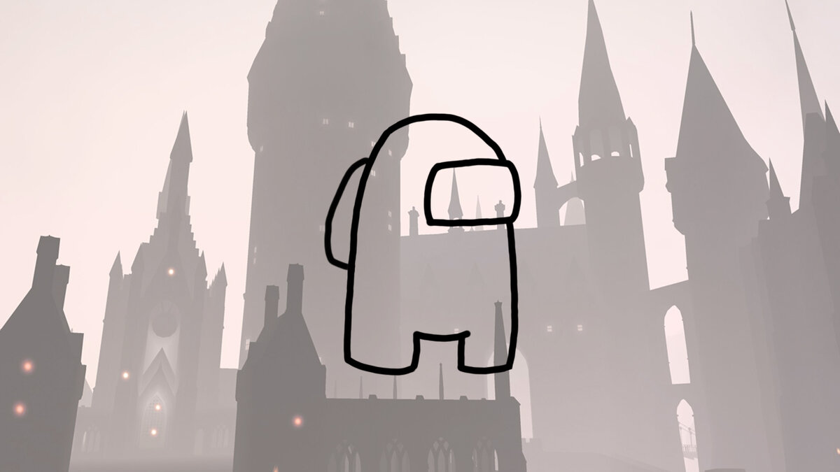 Контур стандартного персонажа Амонг Ас