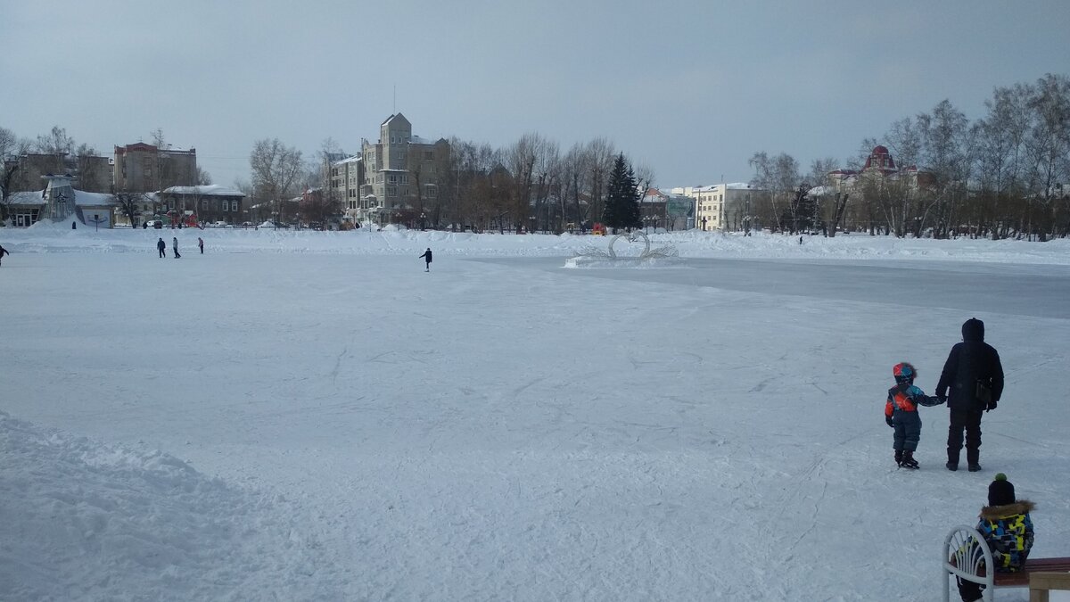 Площадь Белого озера в Томске более 60 тысяч квадратных метров. Фото автора