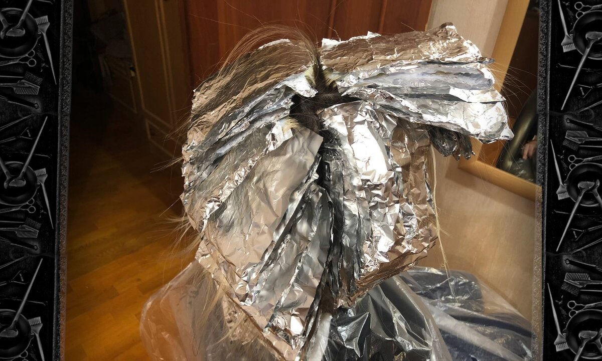 В процессе осветления