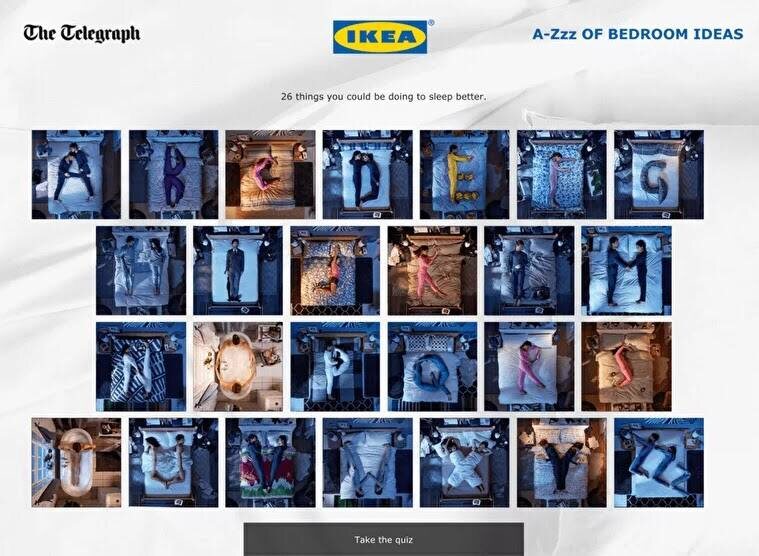 Икеа показывает, как выспаться. Реклама поддерживает репутацию бренда, как комфортного и доступного
