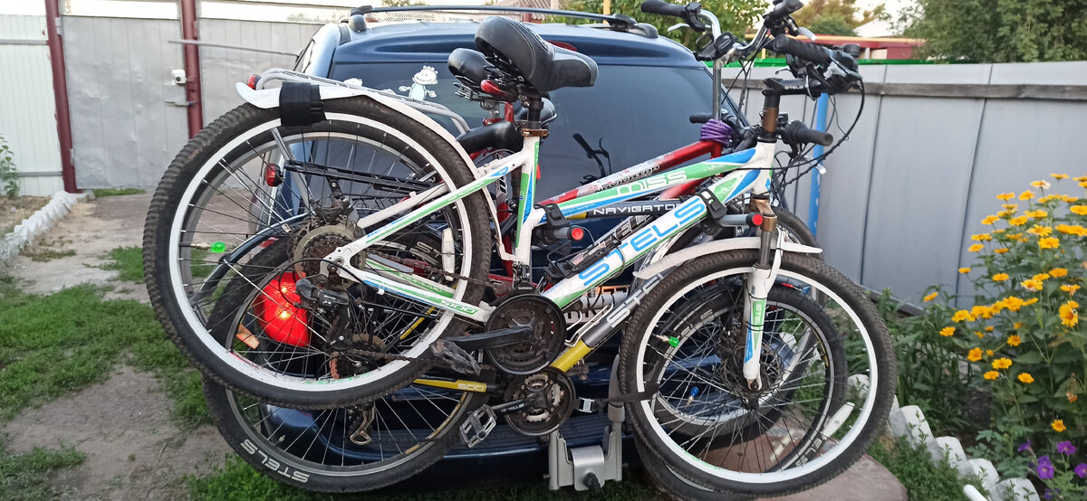 Так перевозим свои велосипеды