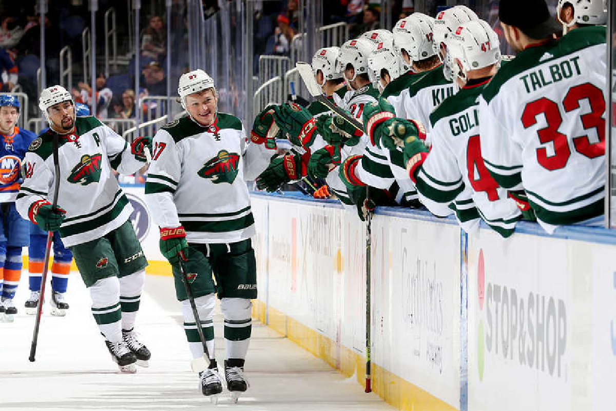 Кирилл Капризов помогает "Миннесоте" держаться среди лидеров НХЛ. Фото: НХЛ