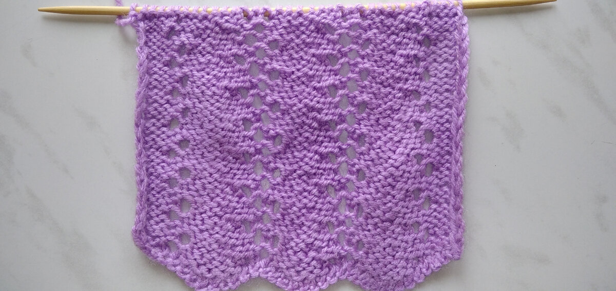 Изнаночная сторона узора