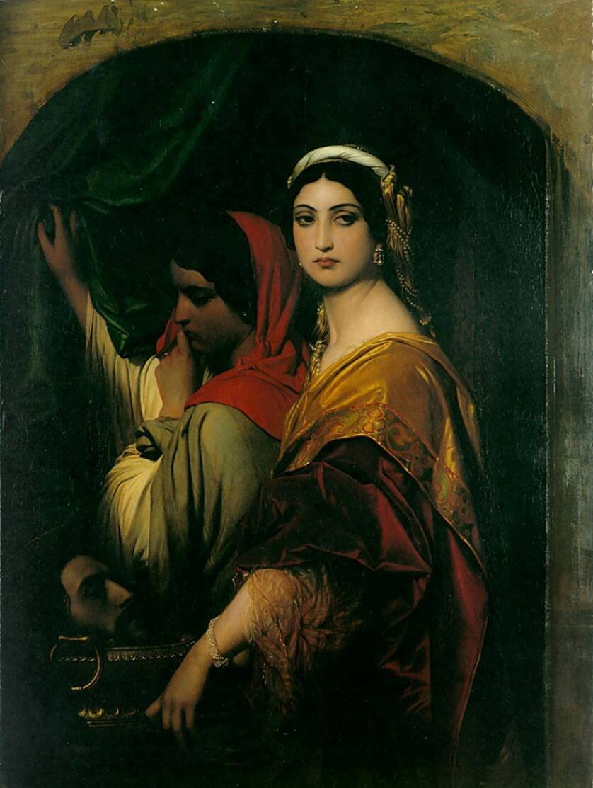 Поль Деларош. Иродиада. 1843