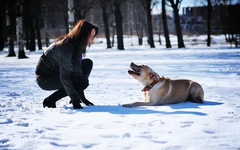 На прогулке.