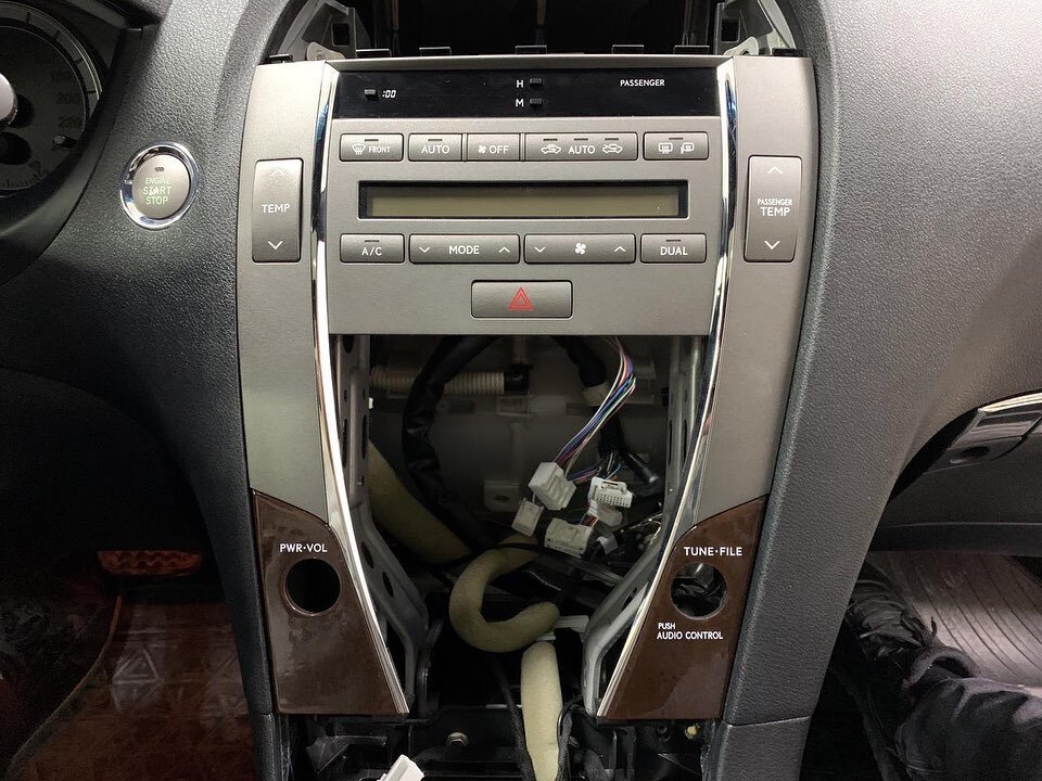 Снятие магнитолы RX 330-350. - Lexus RX (2G), 3,3 л, 2004 года своими руками DRI