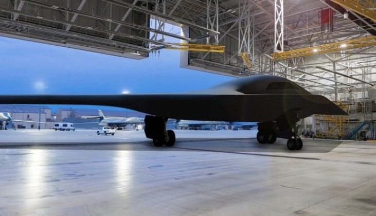 Бомбардировщик B-21 — официальное изображение (концепт-арт)