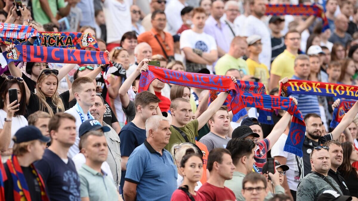   Фанаты ЦСКА© РИА Новости / Григорий Соколов
