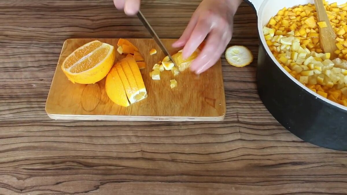 Рецепт варенья из тыквы с апельсинами