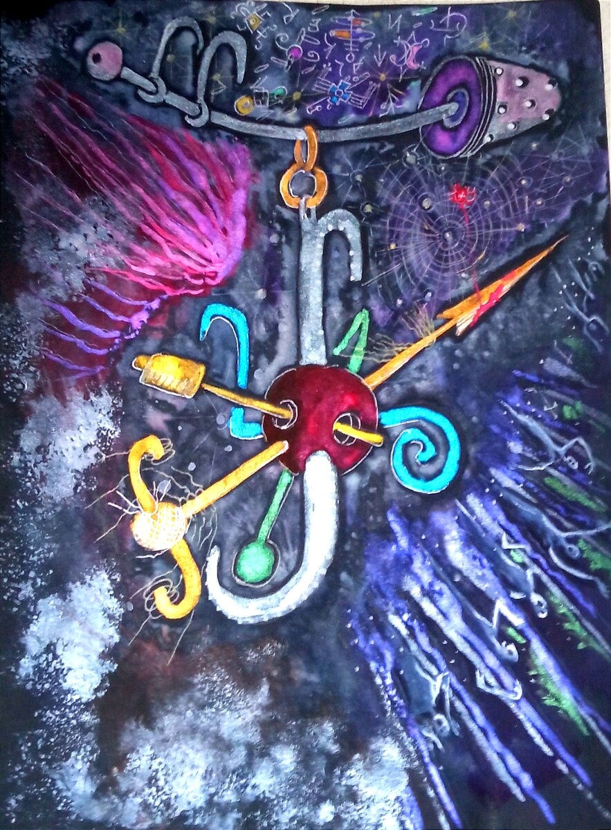 Акварель./....✨🪐🌀🧭🕒