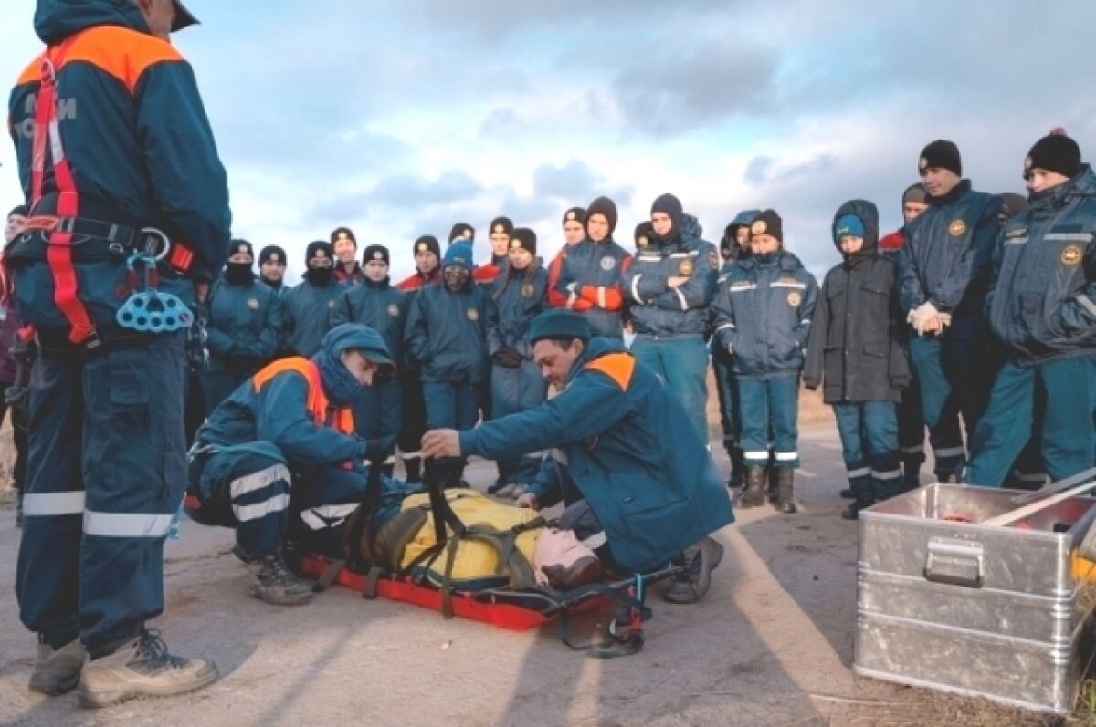    На урале проходят масштабные учения студентов-спасателей со всей России