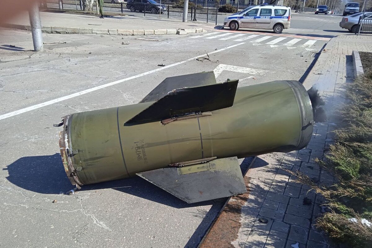 Вот яркий пример с хвостовой частью ракеты "Точка У"