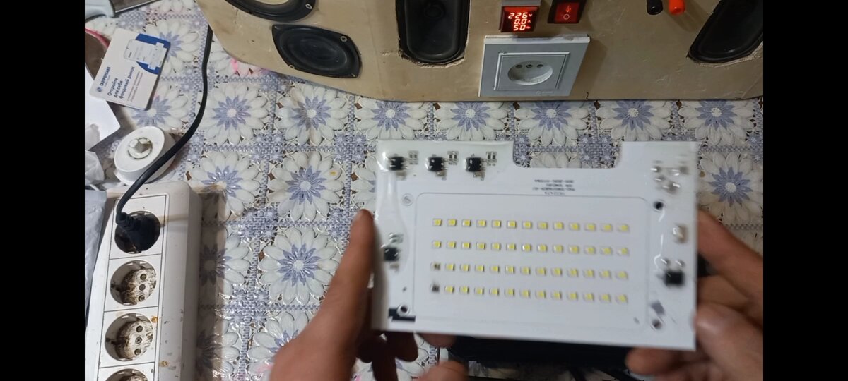 Родная сгоревшая LED матрица