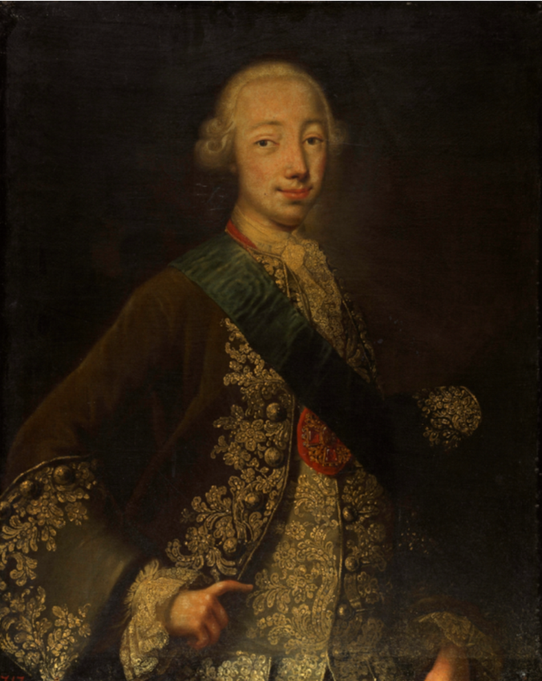 Georg Christoph Grooth. Portrait of Grand Duke Peter Fedorovich (Later Emperor Peter III). Государственный Русский музей