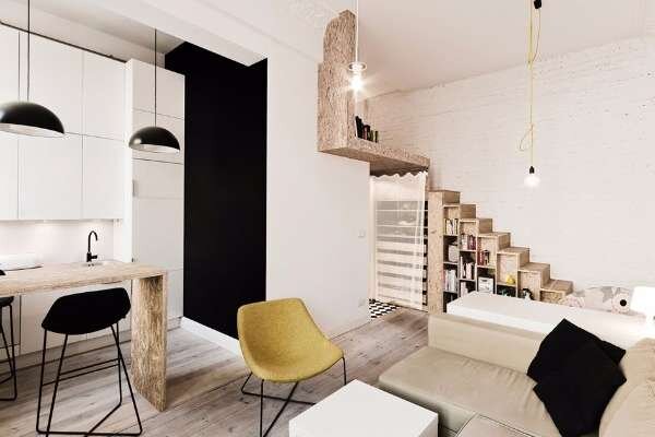 Дизайн интерьера маленькой квартиры студии