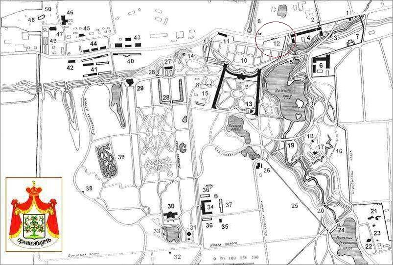 Ориенбаум в санкт петербурге карта