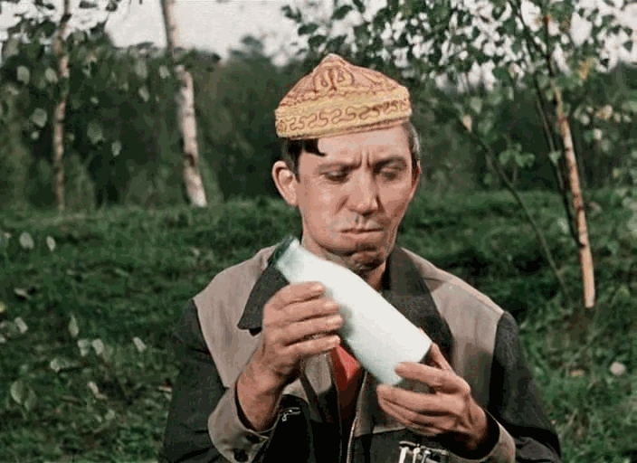 Эпизод с бутылками Никулин придумал сам