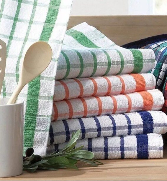 Грязные кухонные полотенца