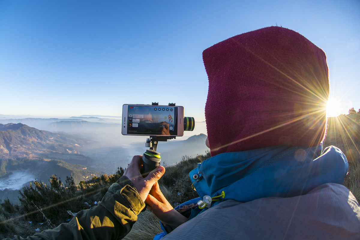                                                       Прямой эфир с вершины вулкана Гватемалы