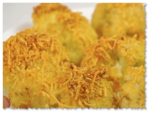 Цветная капуста в панировке. Источник фото Готовим дома