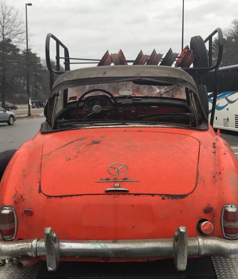 Mercedes Benz 190 SL Ржавый