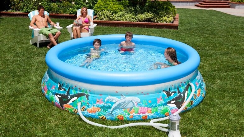 Пример надувного бассейна