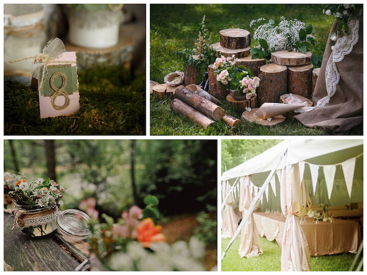 Свадьба в стиле Рустик