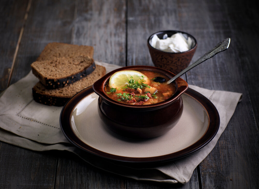 Суп-солянка классическая, рецепт с фото