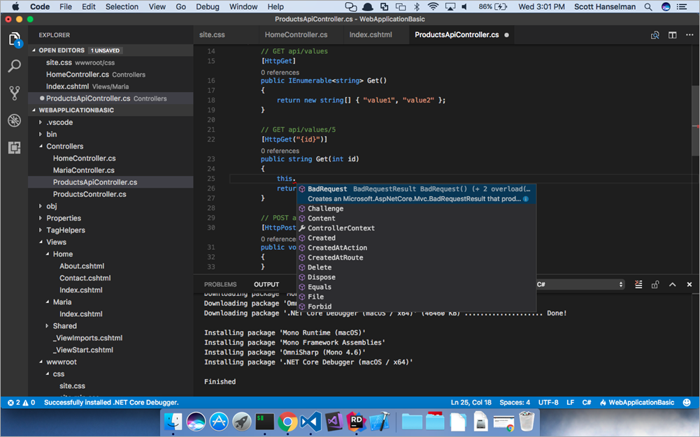 Vscode macos