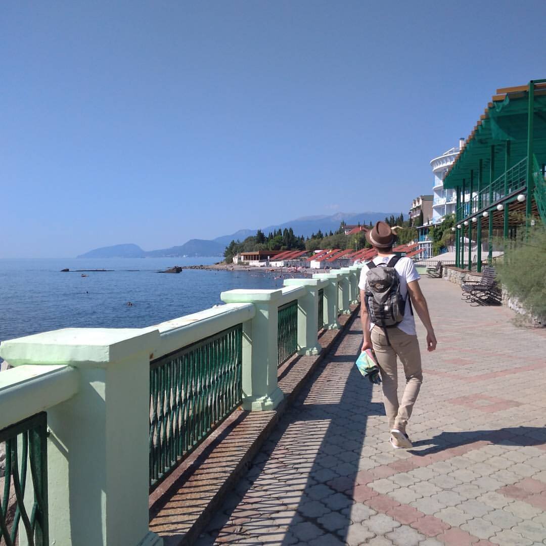 пляж санатория алушта в алуште