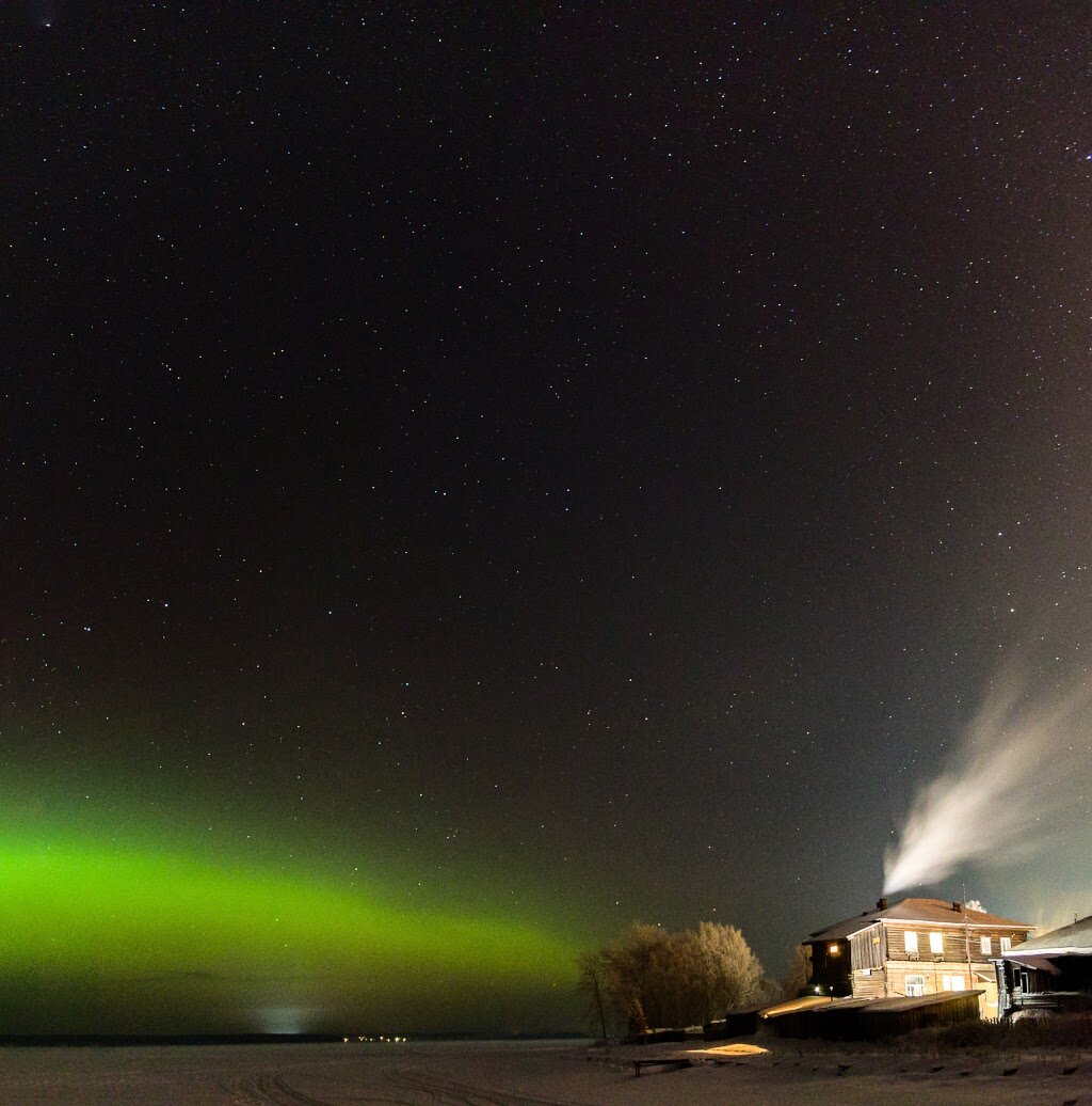 Посёлок Ильинский, 100 километров от Перми. 31 декабря 2015, подарок на Новый Год.