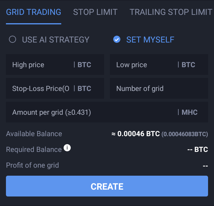 Так  выглядит окно создания бота в мобильном приложении