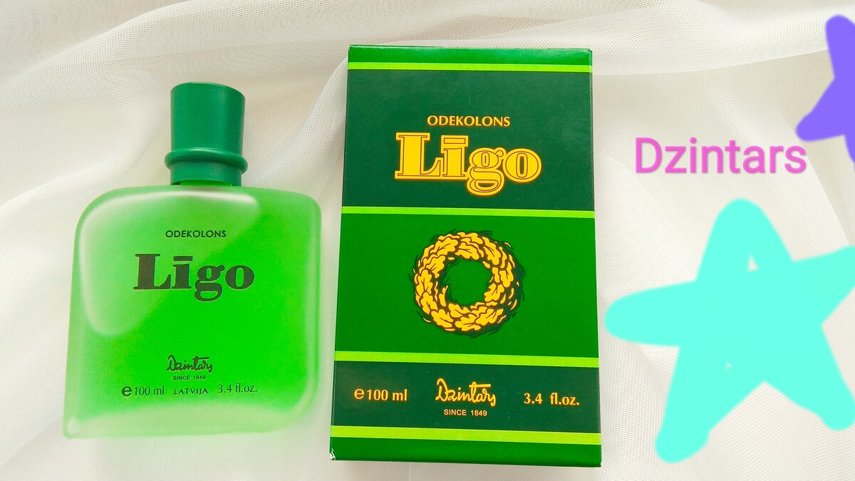 Dzintars Одеколон Ligo. Фото автора:CH&Beauty
