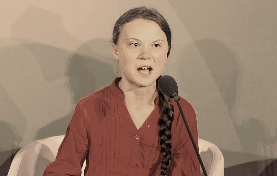 Дитя Грета Тунберг, саммит ООН, наше время